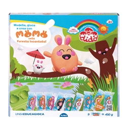 Pasta modellabile in gioco creativo Didò modella con Momo nella foresta incantata F362100