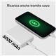 Powerbank SBS compact 5.000 mAh compatibile con MagSafe + Type C 10 W - bianco - TEBB5000MAG1CW