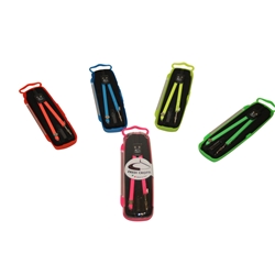 Compasso scolastico Eredi Crotti 2 accessori - conf. 5