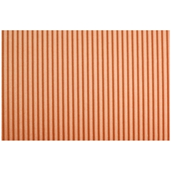 Cartoncino ondulato Deco Cannetè 50x70 cm - 230 gr arancio - conf. 10