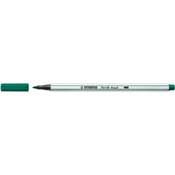 Pennarello Stabilo Pen 68 brush - punta a pennello - M 1 mm verde turchese - 568/53- conf. 10