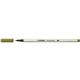 Pennarello Stabilo Pen 68 brush - punta a pennello - M 1 mm verde muschio - 568/37- conf. 10