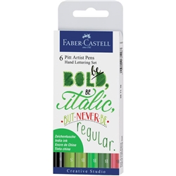 Penna inchiostro pigmentato Faber Castell Pitt Artist - conf. 6