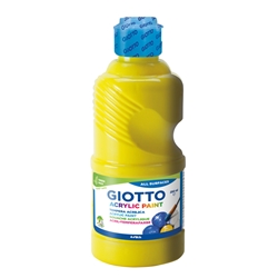 Image of Tempera acrilica Giotto in flacone da 250 ml giallo031