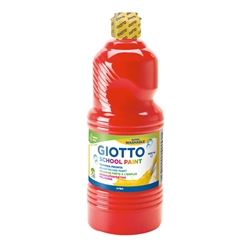 Tempera pronta Giotto School Paint in flacone 1 L rosso scarlatto - F535508