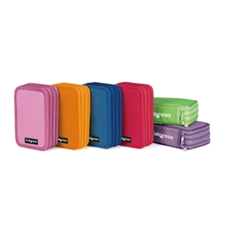 Image of Astuccio a 3 ZIP Colorosa linea Colors 13x20x7 cm 368300031