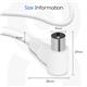 Cavo antenna TV bianco Aigostar 5 m  211349