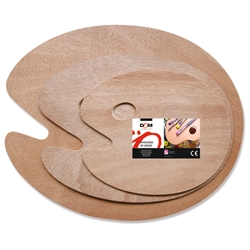 Tavolozza per pittura in faggio DOM 20x30 cm - 5 mm - 180/2030