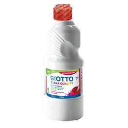 Tempera pronta Giotto Extra Quality in flacone 500 ml bianco - F532801