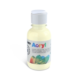 Colore acrilico Primo in bottiglia PET con tappo dosatore 125 ml - 212 giallo limone - 402TA125212