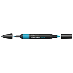 Pennarelli doppia punta Winsor&Newton neon volt blue NN BL - 0205407