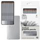 Set matite in grafite Winsor&Newton Studio Collection scatola in metallo 12 - conf. 12