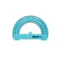 Goniometro semicircolare IKona+ 180° - Ø 12 cm - azzurro trasparente - 550- conf. 12
