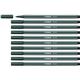 Pennarelli Stabilo Pen 68 tratto 1 mm verde terra 68/63- conf. 10