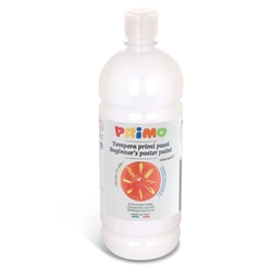 Tempera brillante in bottiglia in PET Primo Primi Passi 1000 ml bianco 204BR1000100