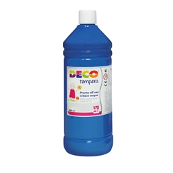 Tempera Deco Deco in flacone da 500 ml blu cyan PF550/21