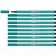 Pennarelli Stabilo Pen 68 tratto 1 mm blu turchese 68/51- conf. 10