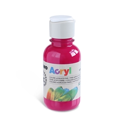 Colore acrilico Primo in bottiglia PET con tappo dosatore 125 ml - 301 magenta - 402TA125301