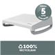 Poggiapiedi Fellowes Breyta™ regolabile 9,8x49x36 cm bianco 100016563