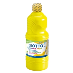 Tempera pronta Giotto School Paint in flacone 1 L giallo - F535502