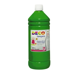 Tempera Deco Deco in flacone da 1000 ml verde brillante 08808/14