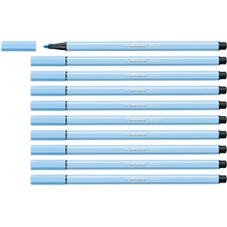 Pennarelli Stabilo Pen 68 tratto 1 mm blu ghiaccio 68/11- conf. 10