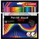 Pennarello Stabilo Arty Line Pen 68 brush punta a pennello - conf. 24