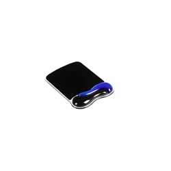 Tappetino per mouse Kensington Duo Gel Wave nero/blu 62401