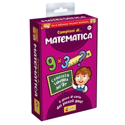 Gioco in scatola materie scolastiche I'm a Genius Matematica - 92284