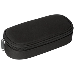 Astuccio ovalino con cerniera piccolo Donau 21x5,5x10,5 cm nero 322118023