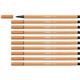 Pennarelli Stabilo Pen 68 tratto 1 mm ocra scuro 68/89- conf. 10