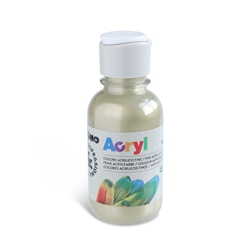 Colore acrilico Primo in bottiglia PET con tappo dosatore 125 ml - 940 bronzo - 402TA125940