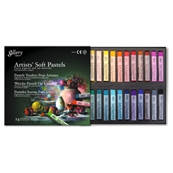 Pastelli morbidi quadrati Mungyo Gallery colori assortiti - conf. 24