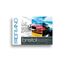 Blocco collato Fabriano Bristol liscio 250 g