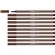 Pennarelli Stabilo Pen 68 tratto 1 mm bruno 68/45- conf. 10