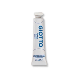 Tempera Giotto Extra ultrafine in tubetto 21 ml bianco