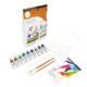 Set activity pittura con colori acrilici Daler Rowney Simply fiori D126500112