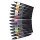 Pennarelli doppia punta Winsor&Newton 12 colori assortiti manga steampunk - 0290143- conf. 12