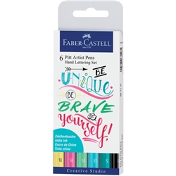 Penna inchiostro pigmentato Faber Castell Pitt Artist - conf. 6