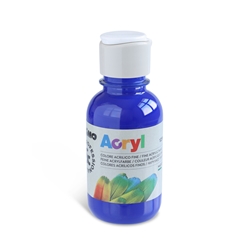 Colore acrilico Primo in bottiglia PET con tappo dosatore 125 ml - 500 blu oltremare - 402TA125500