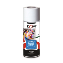 Vernice fissativa Damar DOM per pittura a olio - effetto lucido - 400 ml - 626
