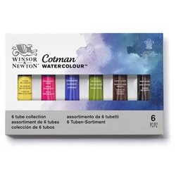 Acquarello fine Cotman in tubi da 8 ml - 6 colori assortiti - 0390635- conf. 6