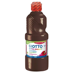 Tempera pronta Giotto Extra Quality in flacone 500 ml terra di Siena bruciata - F532825