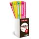 Righelli con puntatore per compasso Arda in barattolo da 24 colori fluo R17FLBAR- conf. 24
