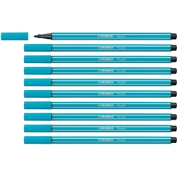 Pennarelli Stabilo Pen 68 tratto 1 mm blu chiaro 68/31- conf. 10
