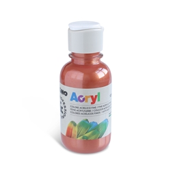 Colore acrilico Primo in bottiglia PET con tappo dosatore 125 ml - 930 rame - 402TA125930