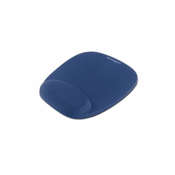 Tappetino per mouse con poggiapolsi in schiuma Kensington blu 64271