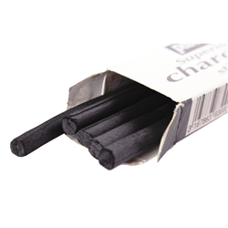 Carboncini naturali CWR 120 mm colore grigio carbone - conf. 8