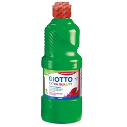 Tempera pronta Giotto Extra Quality in flacone 500 ml verde - F532812
