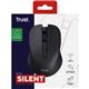 Mouse ottico wireless tasti silenziosi Trust Mydo - nero - 25084